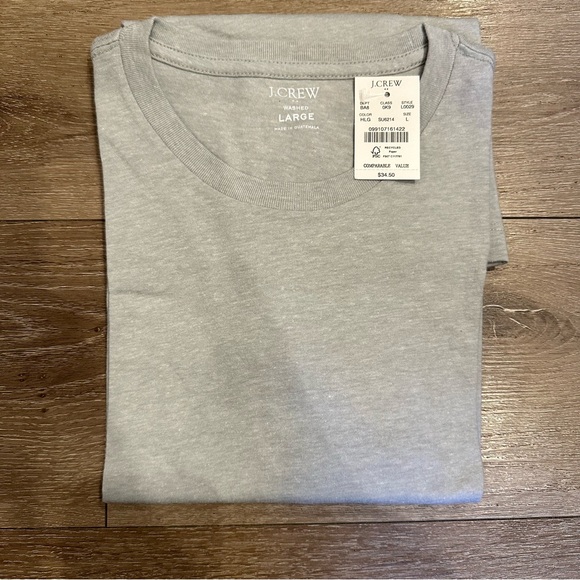 NWT JCrew Factory cotton tshirt size large. Light gray color - Picture 1 of 1